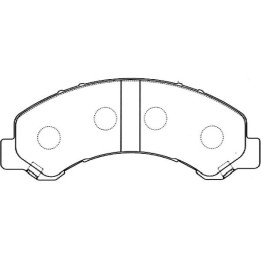 Plaquettes de frein BP-3512 KAVO PARTS