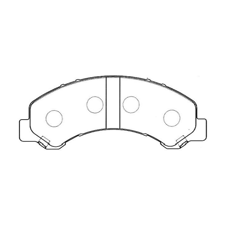 Plaquettes de frein BP-3512 KAVO PARTS
