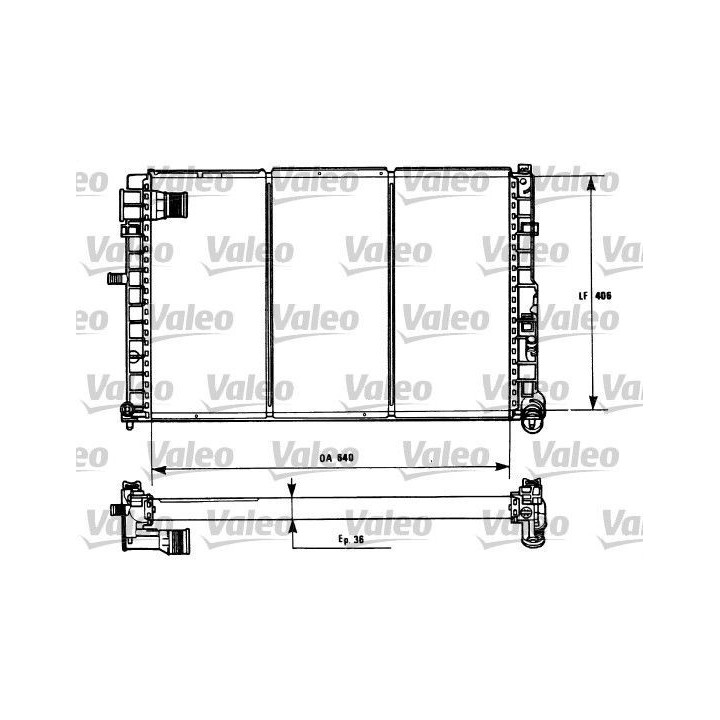 Radiateur 731185 VALEO