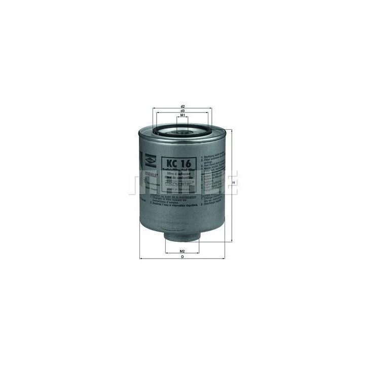 Filtre à carburant KC16 KNECHT