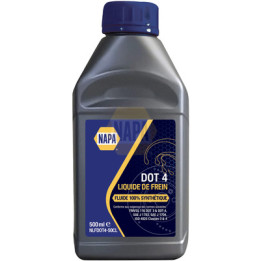 Liquide de frein DOT 4 500mL NLFDOT4-50CL NAPA