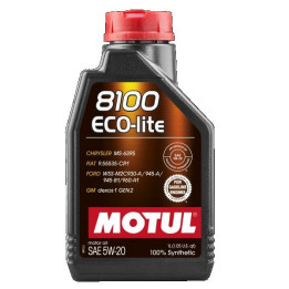 Huile moteur 8100 ECO-lite 5W-20 109102 MOTUL